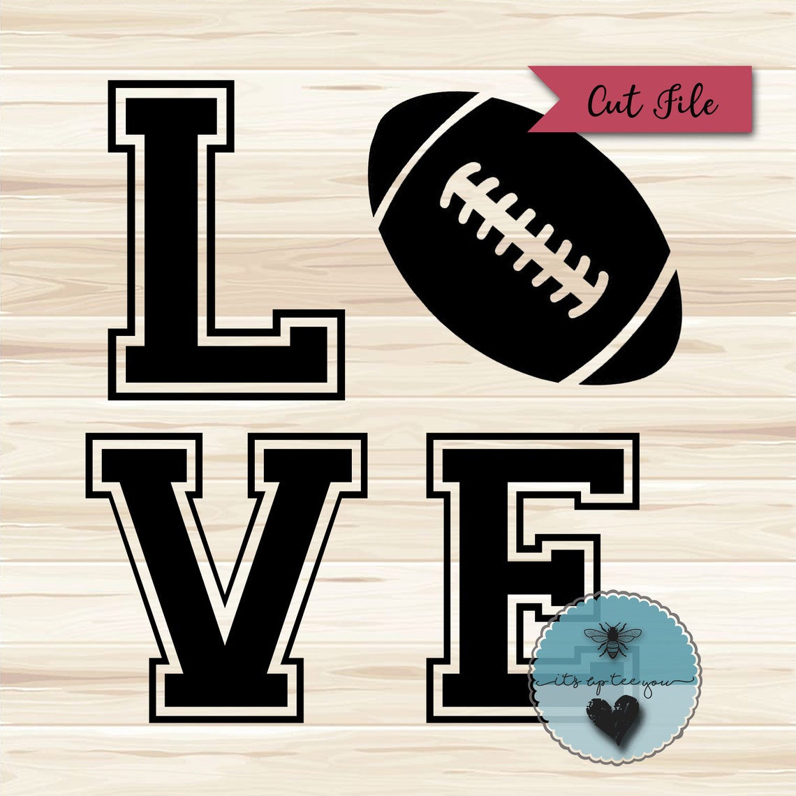 LOVE Football SVG Dxf Png Jpg Football Love Football Etsy