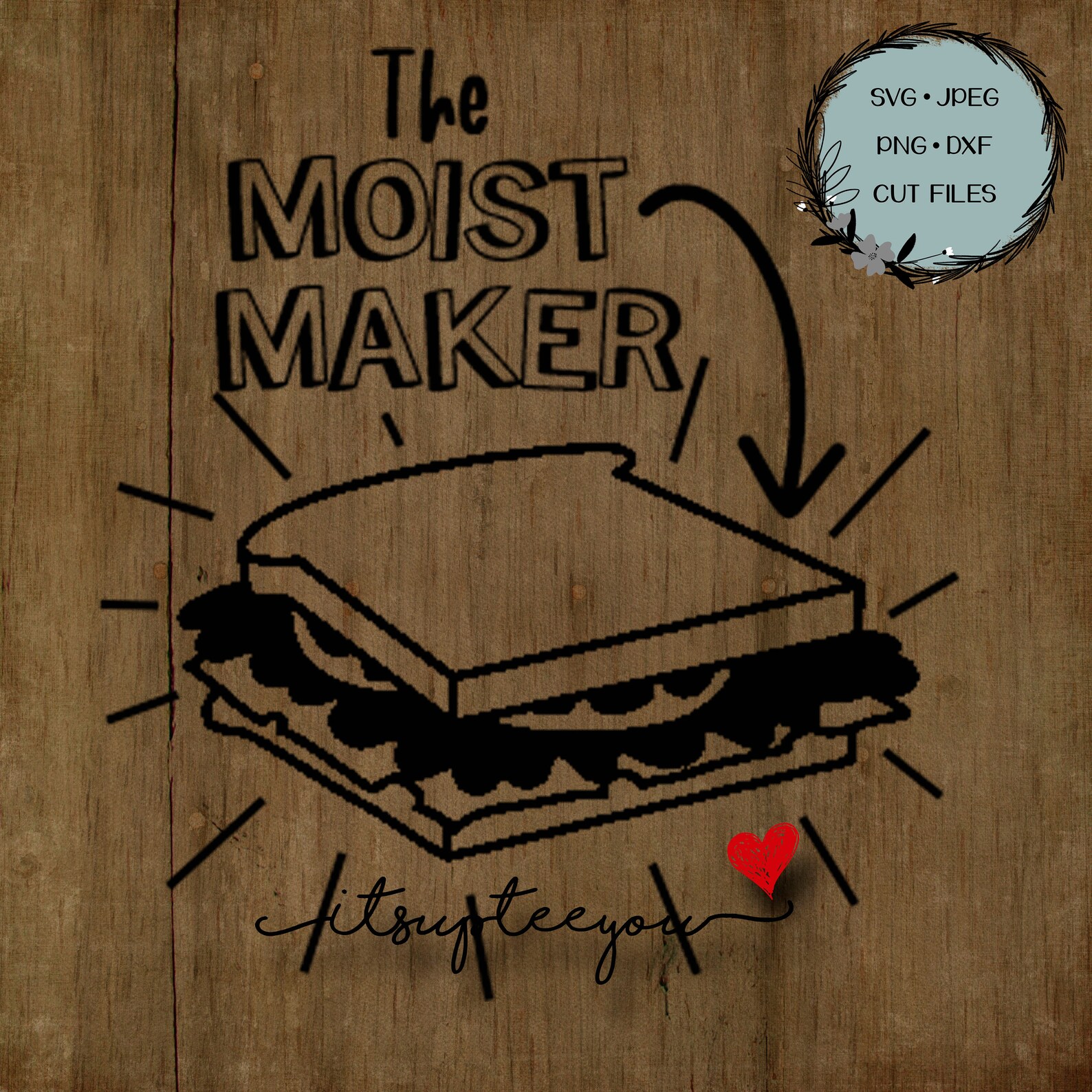 Friends Moist Maker Digital SVG jpg png and dxf Friends Etsy