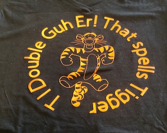 Disney Inspired Tigger Shirt for Adult or Child