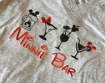 Disney Inspired Minnie Bar Disney Shirt