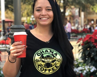Disney Inspired Stitch Coffee Disney Shirt