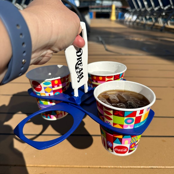 Disney inspired collapsible cruise cup carrier