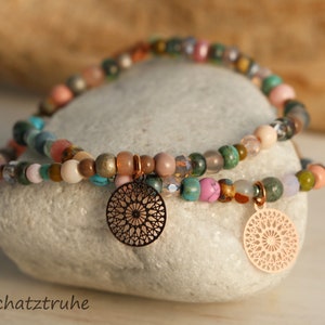 Beaded bracelet mandala - one size -