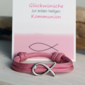Bracelet Communion, gift girl, fish, desired color
