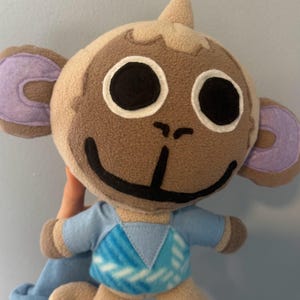 Deli, o Macaco de Pelúcia Feito à Mão de Animal Crossing