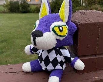 Lobo the Wolf Animal Crossing Handmade Plush