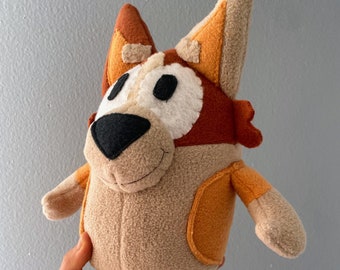 Brandy Cattle Handmade Plush Stuffed Animal Dog Custom