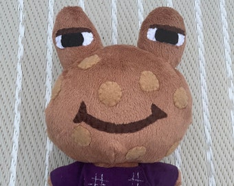 Wart Jr. the Frog Animal Crossing Handmade Plush