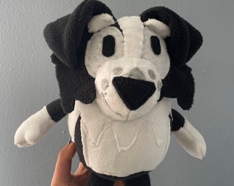 Mackenzie's Dad from Bluey Handmade Plush Stuffed Animal Dog Custom