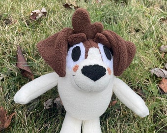 Lulu Russell from Bluey Handmade Plush Stuffed Animal Dog Custom