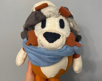Calypso from Bluey Handmade Plush Stuffed Animal Dog Custom