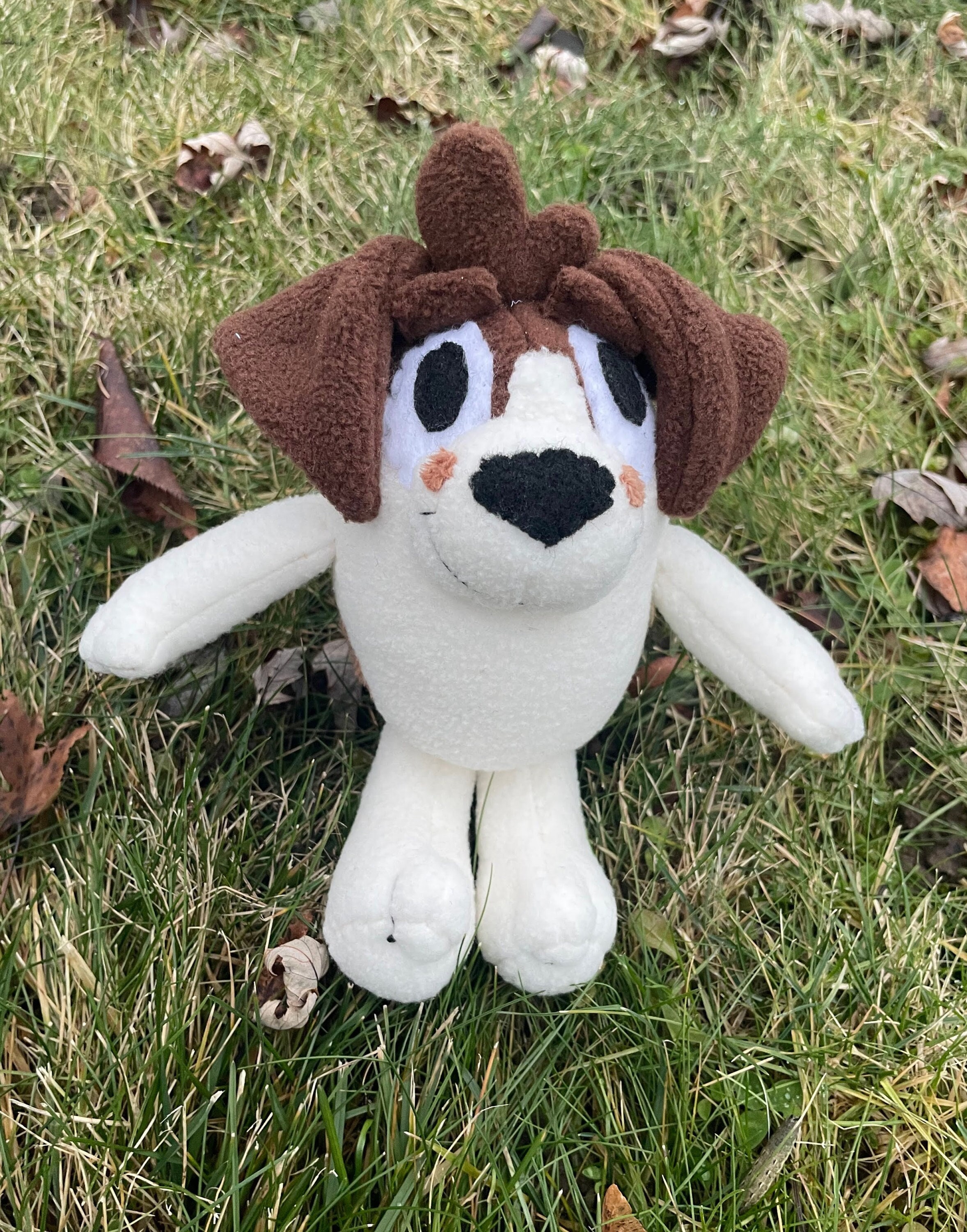 Lulu Russell Handmade Plush Stuffed Animal Dog Custom