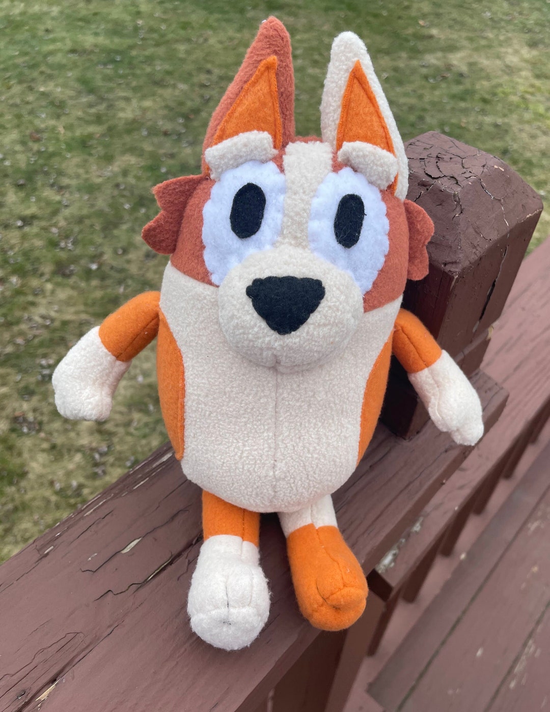 Brandy Cattle From Bluey Handmade Plush Stuffed Animal Dog Custom Etsy