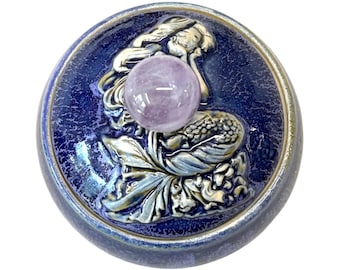 Handmade Mermaid Trinket Box | Ceramic Jewelry Box