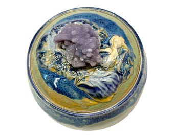 Handmade Mermaid Trinket Box | Ceramic Jewelry Box