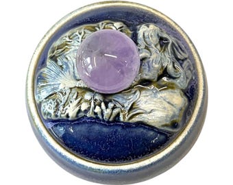 Handmade Mermaid Trinket Box | Ceramic Jewelry Box
