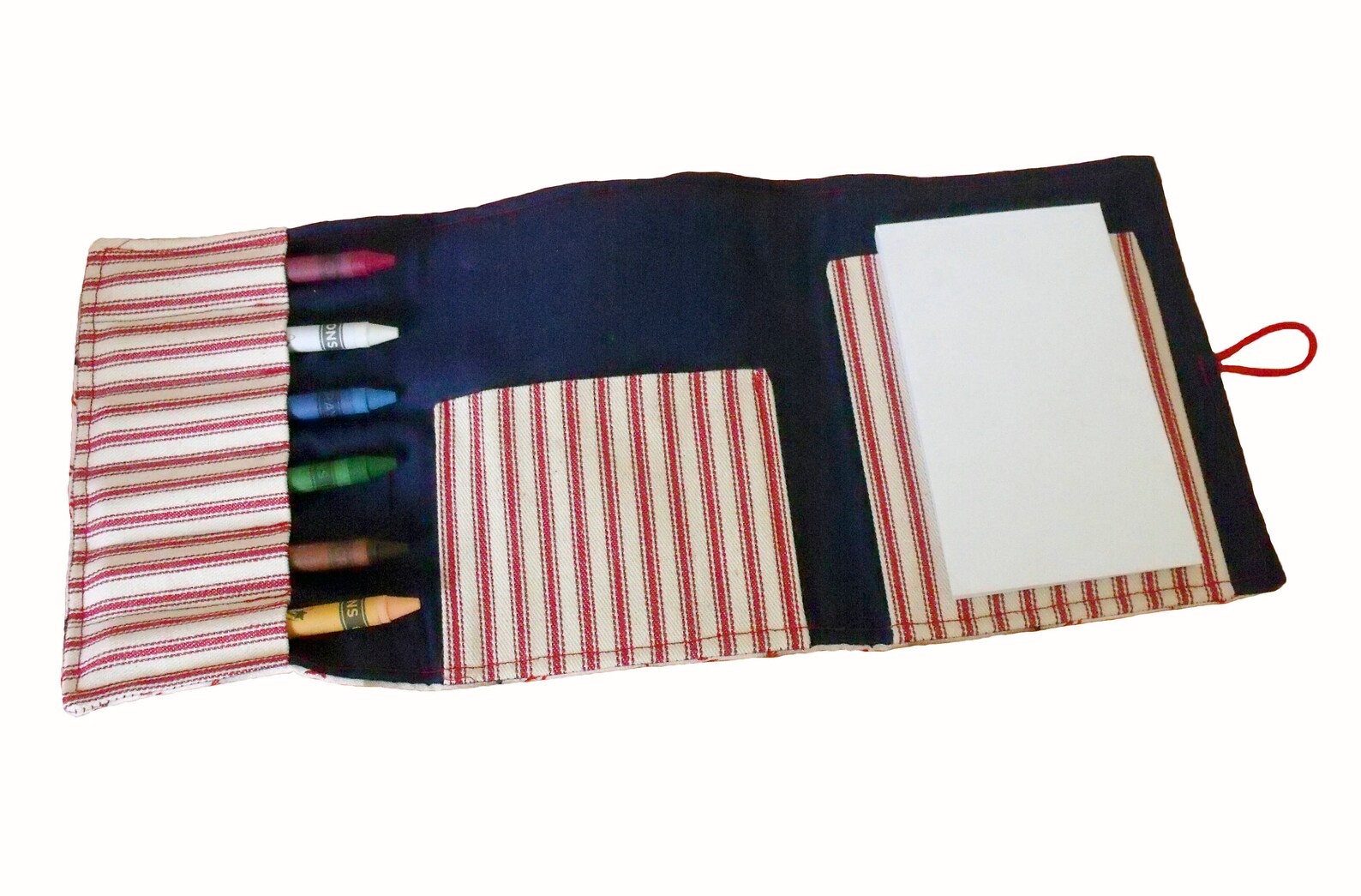 Crayon Case / Crayon Wallet / Art Case / Travel Activity Kit / Etsy