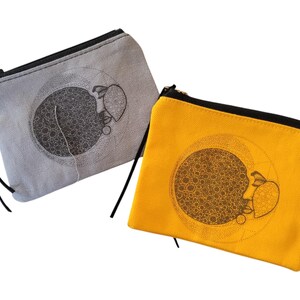Porta-moedas de lona - Lua