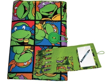 Crayon Wallet / Case  Take with You Toddler Activity Kit