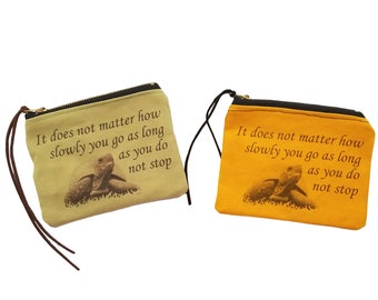 Coin Purse / Gift Card Holder / Change Purse  -  Turtle