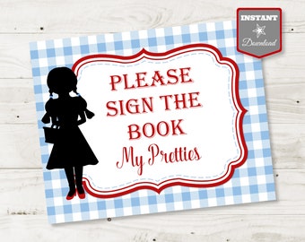 Wizard of Oz Directional Signs Party Pack Printable Follow - Etsy