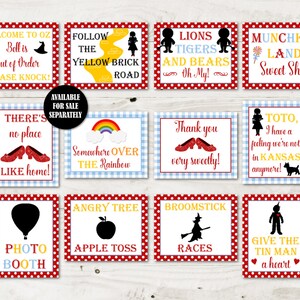 INSTANT DOWNLOAD Printable Wizard of Oz Inspired Editable 8x10 Sign ...