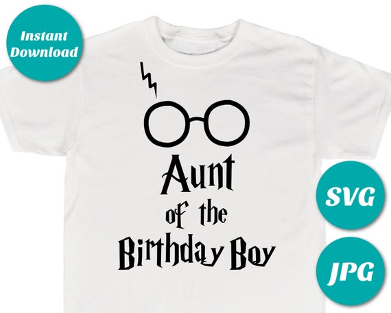 Download Instant Download Digital Wizard Aunt Of The Birthday Boy Image Svg Jpg Cutting Machine File T Shirt Shirt By Divine Party Designs Catch My Party