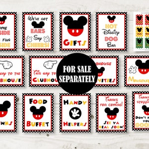 INSTANT DOWNLOAD Mouse Napkin Wrappers/ Printable DIY / Classic Mouse Collection / Item 1561 image 5