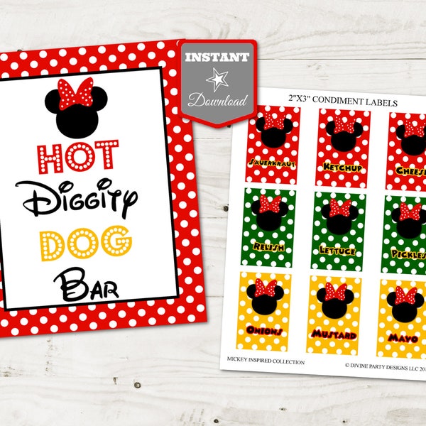 Hot Diggity Dog Bar Signs - Etsy
