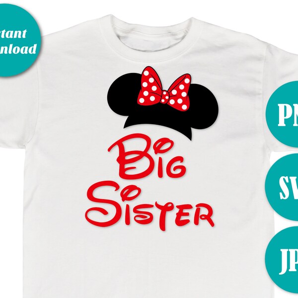 Big Sister Iron On - Etsy