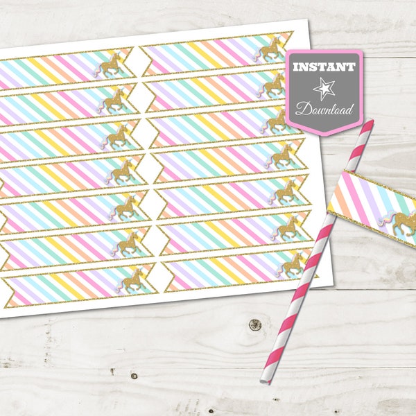 Printable Straw Flag - Etsy