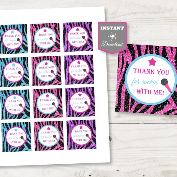 Rockstar Thank You - Etsy