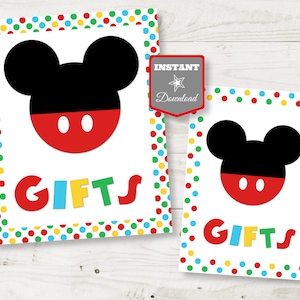 INSTANT DOWNLOAD Mouse Clubhouse Printable 5x7 and 8x10 Gifts Sign / Mouse Clubhouse Collection / Item #1671