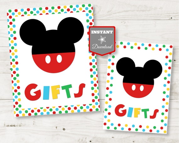 INSTANT DOWNLOAD Mouse Clubhouse Printable 5x7 and 8x10 Gifts Sign / Mouse Clubhouse Collection / Item #1671 Il_570xn