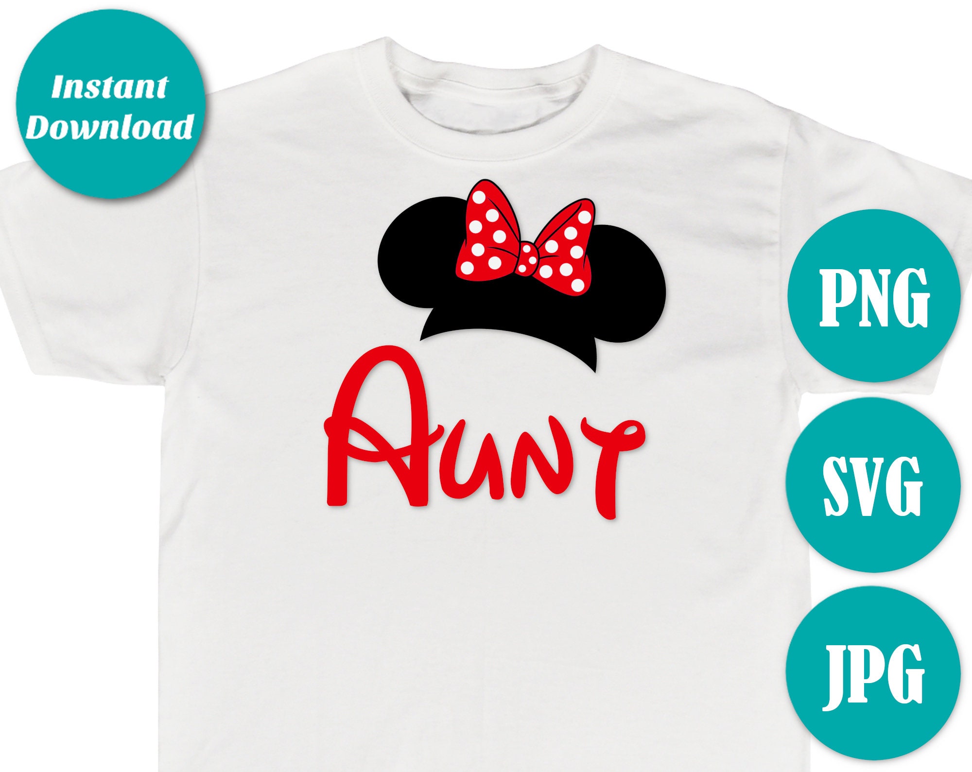 Mickey aunt shirt Etsy M xico
