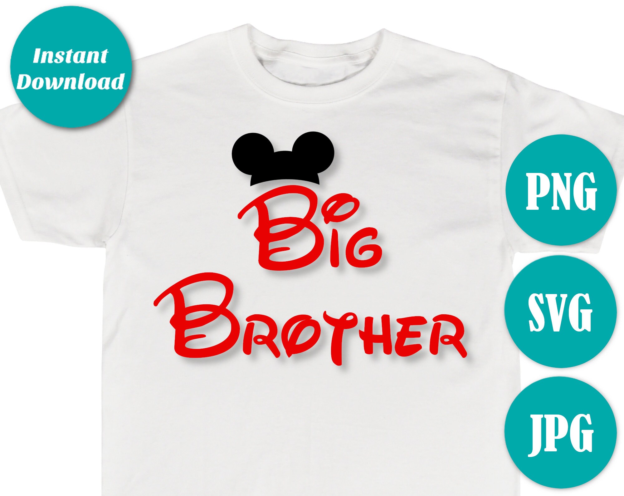 Mickey mouse big brother t shirt hotsell