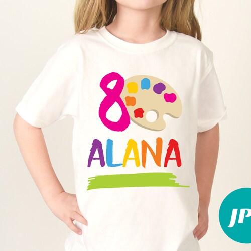 Art Party Iron on Transfer Birthday Iron On Birthday Shirt - Etsy