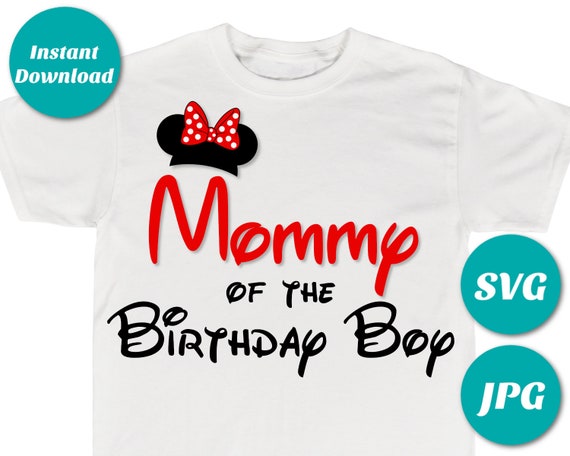 Download Instant Download Classic Mouse Mommy Of The Birthday Boy Etsy