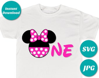 INSTANT DOWNLOAD Digital Hot Pink Mouse One Image / SVG / Jpg / Cutting Machine / T-shirt / Shirt / Iron On Transfer Item #2470