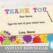 INSTANT DOWNLOAD Printable 4x6 Editable Thank You Cards / You - Etsy