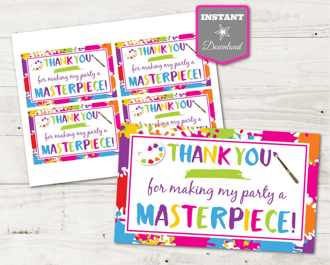 INSTANT DOWNLOAD Printable Art 5x3 Thank You for - Etsy