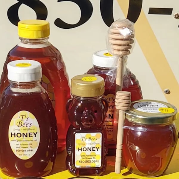 Pure Raw Unfiltered Wildflower Honey, Whipped Honey
