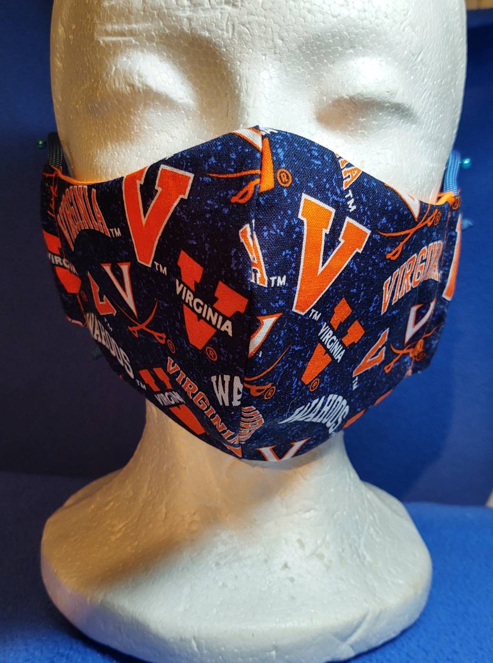 Virginia Cavaliers Face Mask Virginia Tech Hokies Mask Etsy