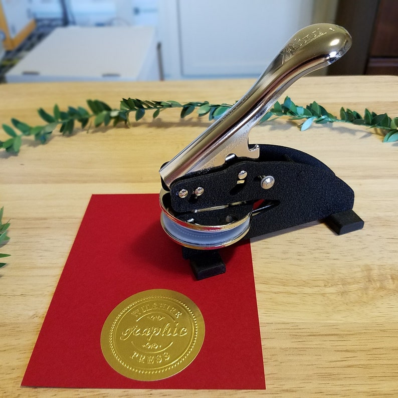 Custom Embosser Plate Extra Plate to Use with Our Desktop Etsy