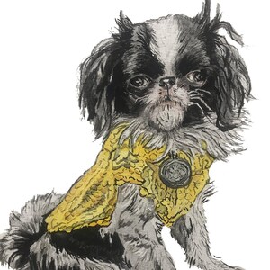 Benutzerdefinierte Wasser Farbe Pet Portrait mit einem Haustier