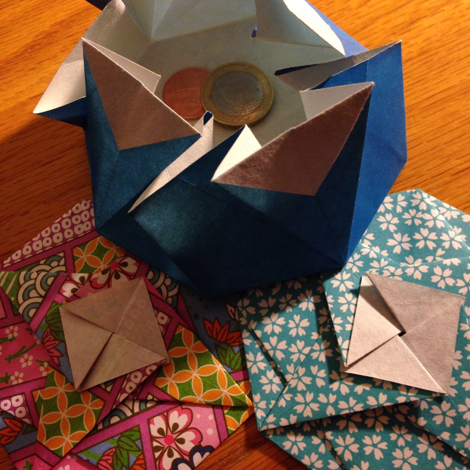 Six Japanese Octagon Tato: Origami Envelopes or Flat Containers - Etsy