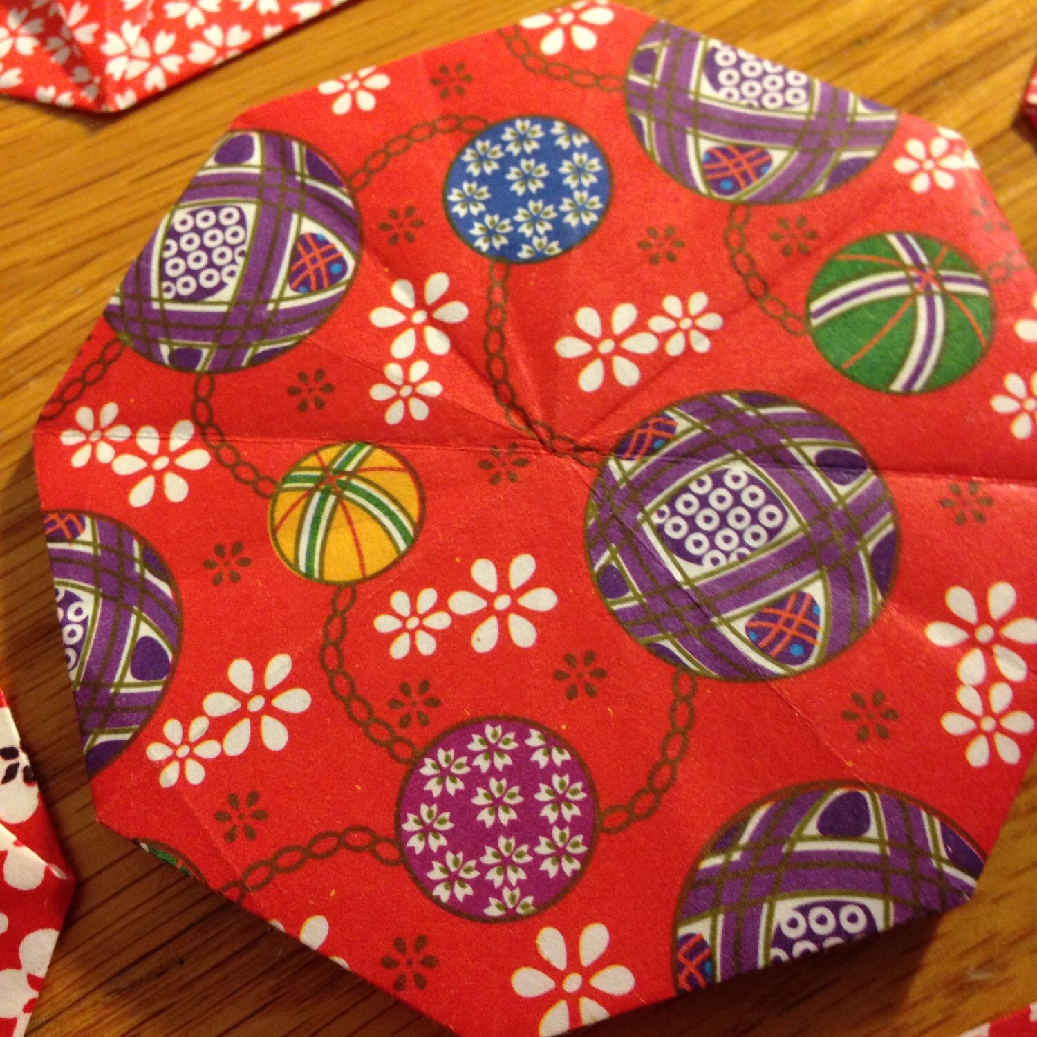 Five Japanese Octagon Tato: Origami Envelopes or Flat Containers - Etsy