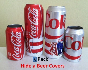 HideABeer® Can Cover Disguise Soda Sleeves Wrap Golf Boat Fish Tailgating Pool