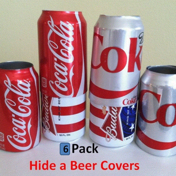 HideABeer® Can Cover Disguise Soda Sleeves Wrap Golf Boat Fish Tailgating Pool