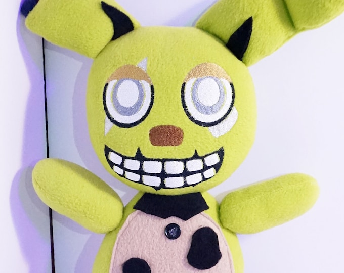 Springtrap Plush Inspired by Five Nights at Freddy's Etsy